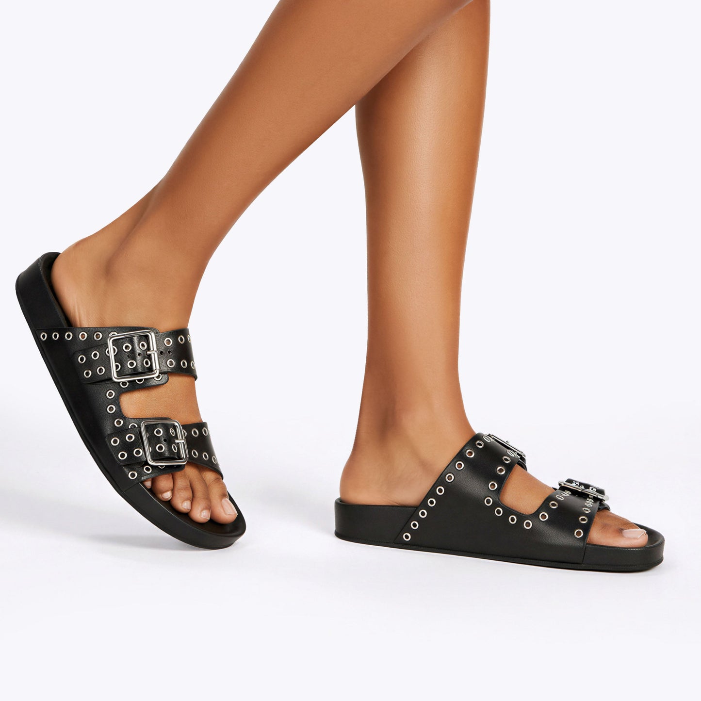Abbot Black Leather
