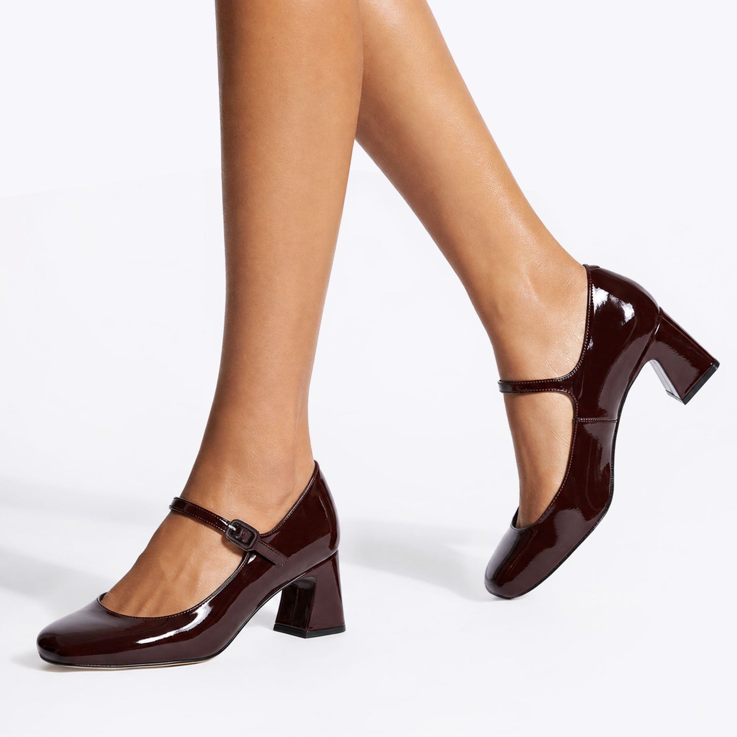 Darcey Wine Patent Leather