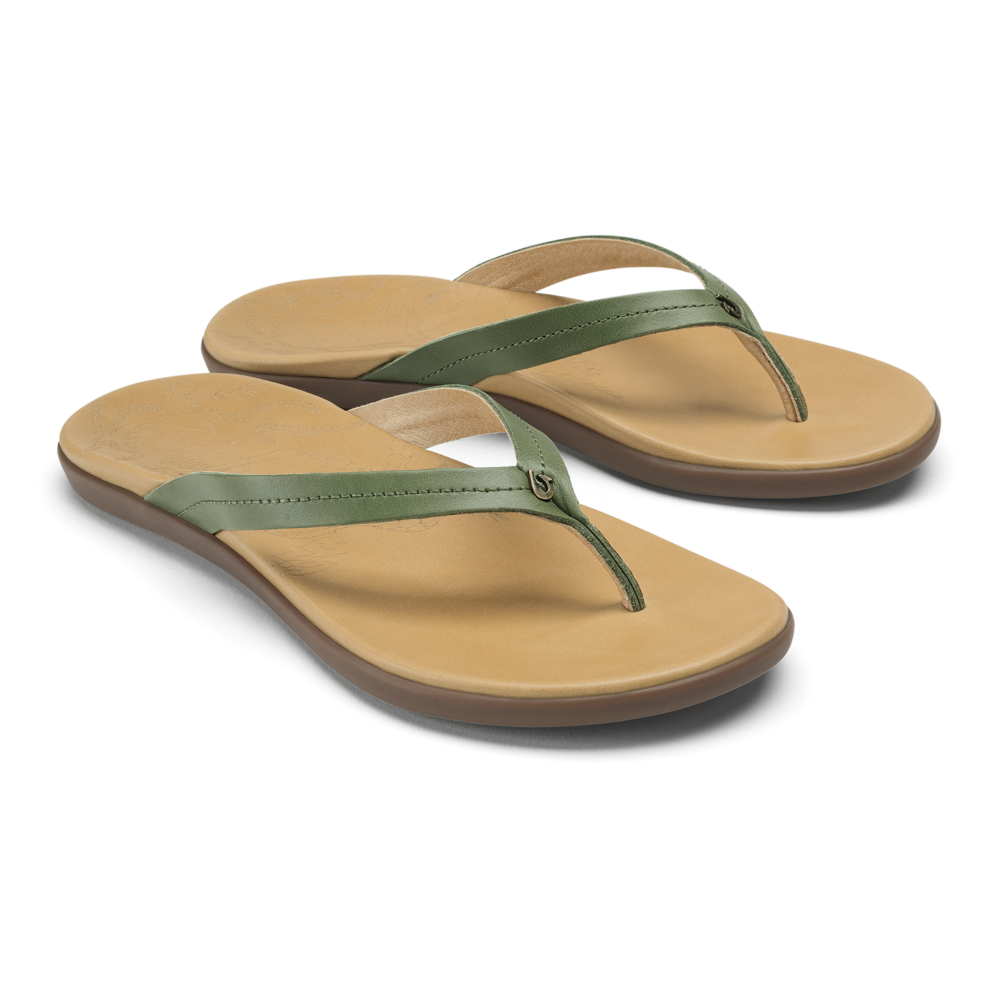 Honu  -  Green Olive / Golden Sand