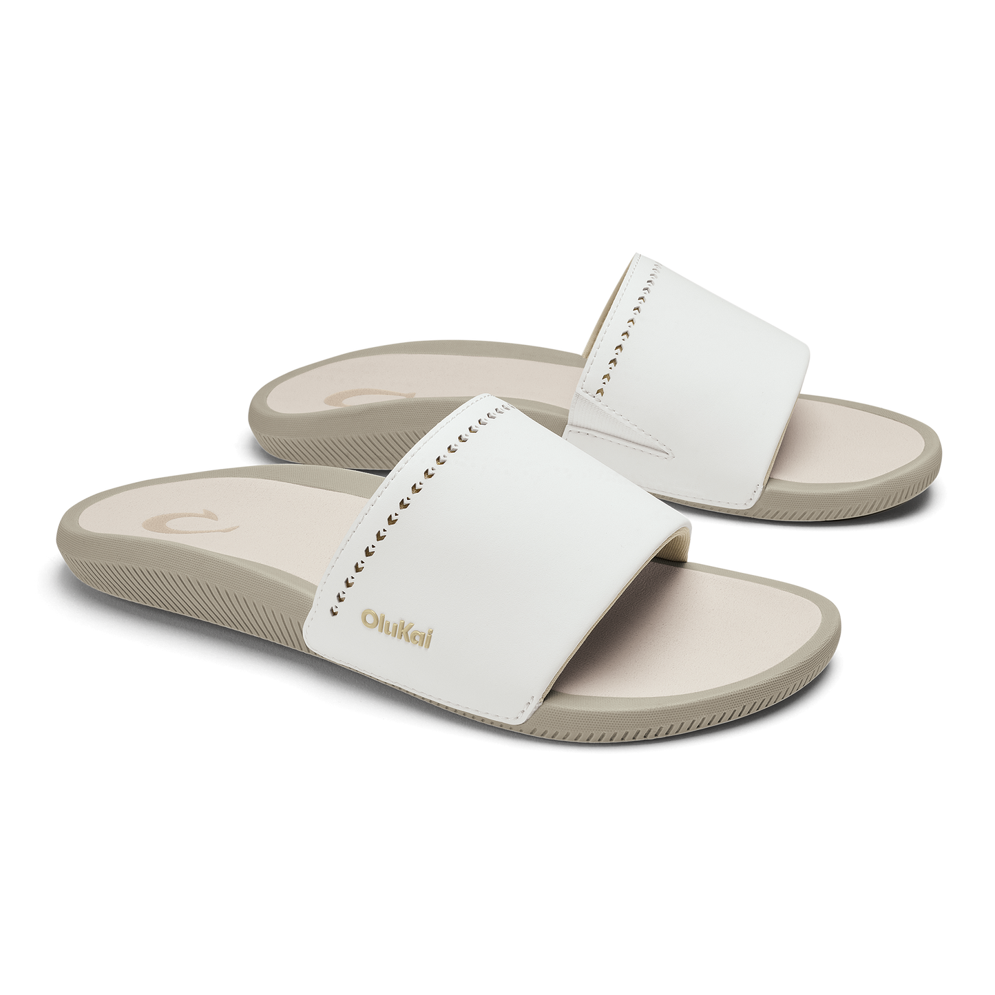 Ulele Slide  -  Bright White / Tapa