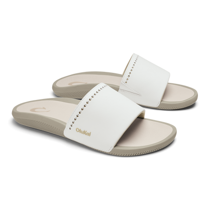 Ulele Slide  -  Bright White / Tapa