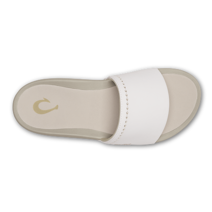 Ulele Slide  -  Bright White / Tapa