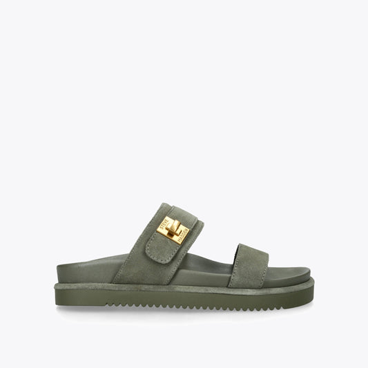 Take Two Khaki Suede