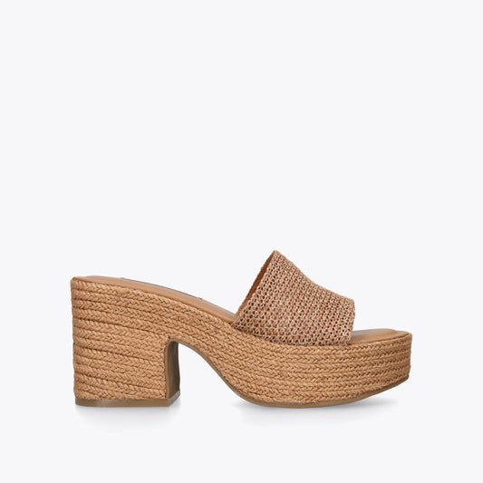 Trippy Brown Raffia