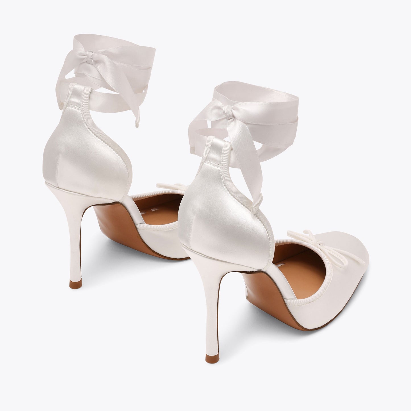 Larina White Satin