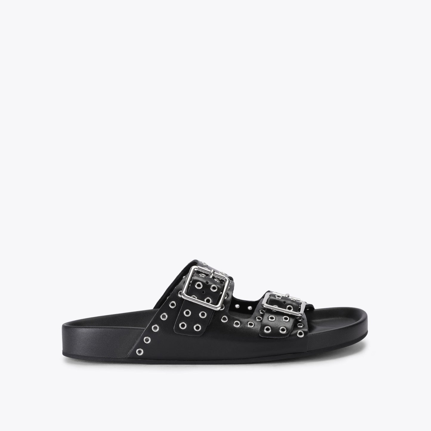 Abbot Black Leather