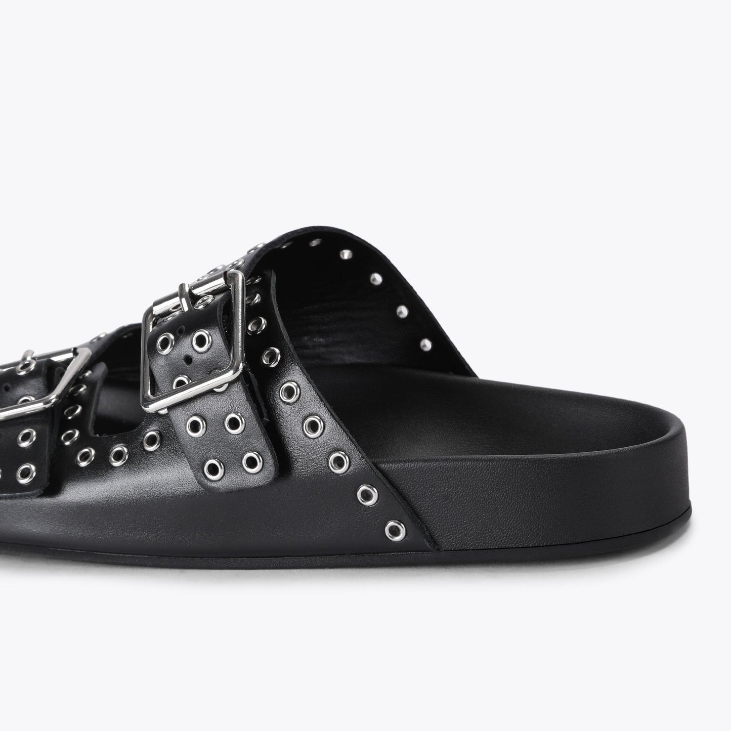 Abbot Black Leather