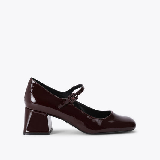 Darcey Wine Patent Leather