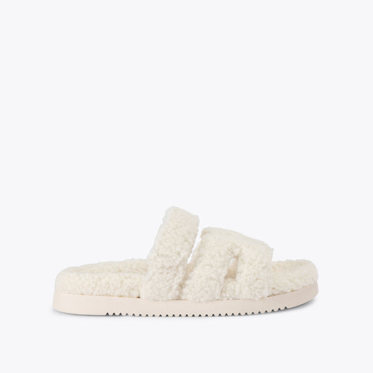 Missile Flat Sandal White