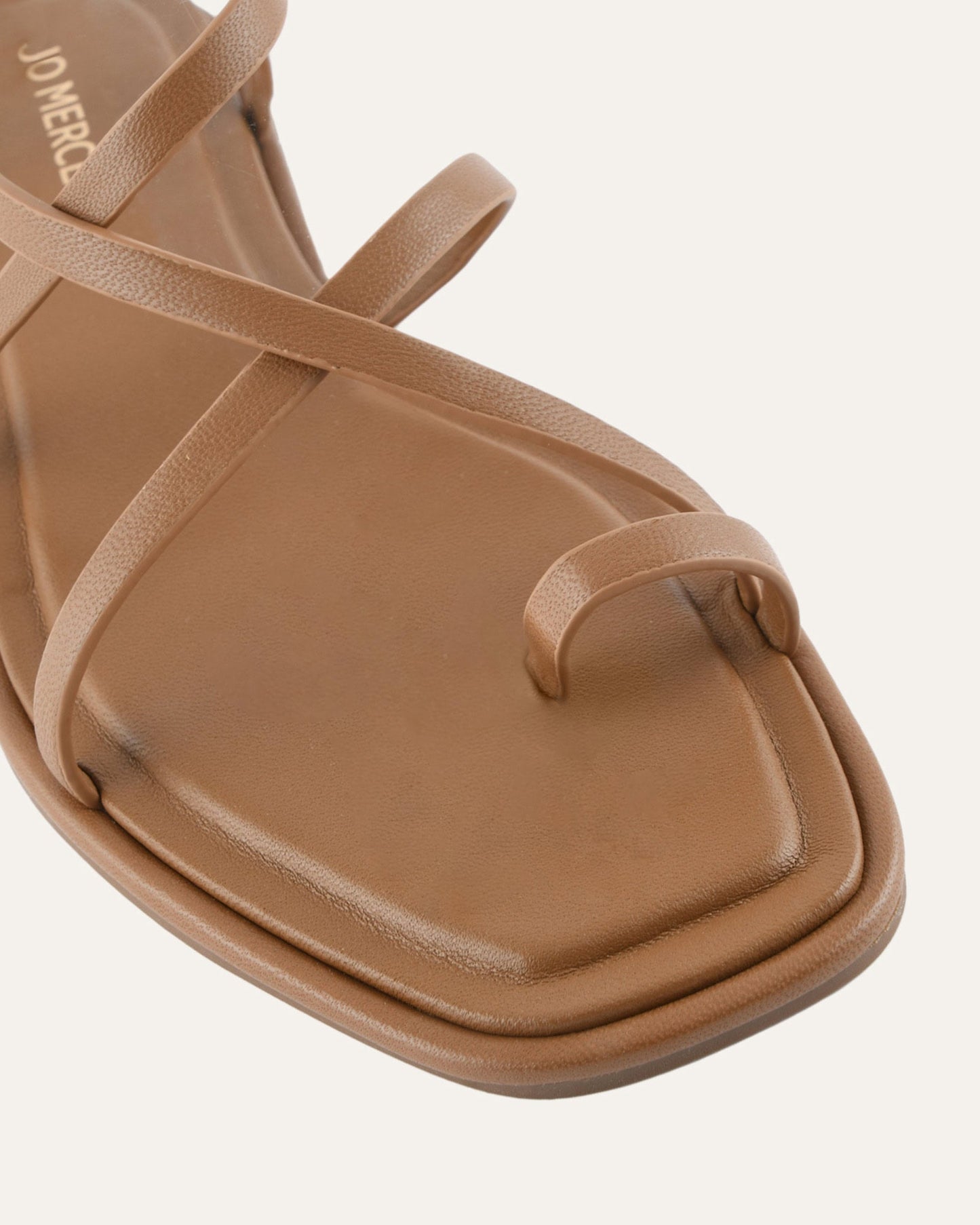 AVEN FLAT SANDALS TUSCAN TAN LEATHER
