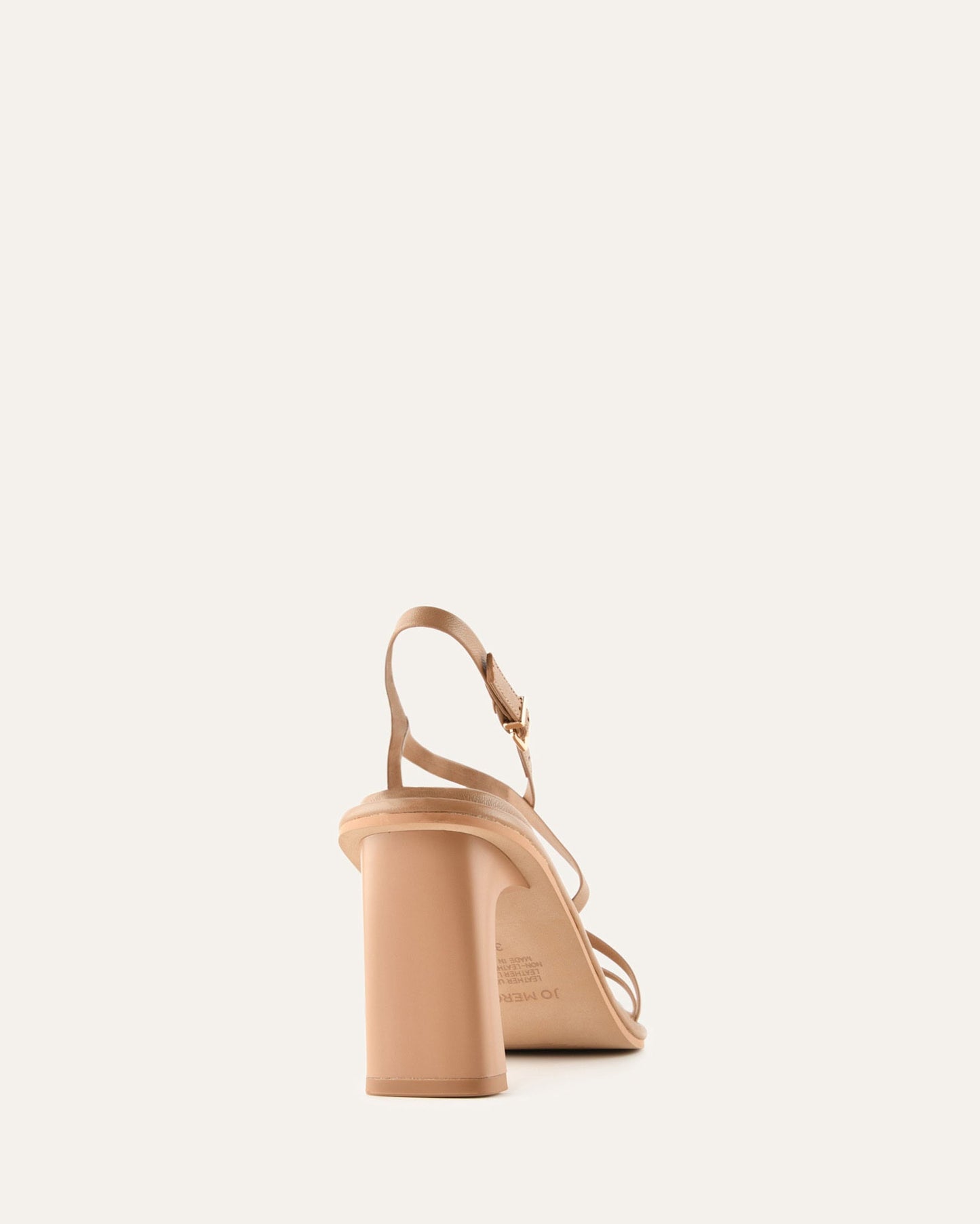 BASK HIGH HEEL SANDALS TAN LEATHER