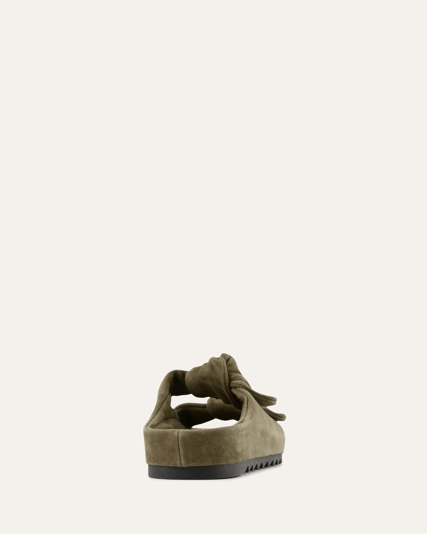 BLOSSOM FLAT SANDALS OLIVE SUEDE