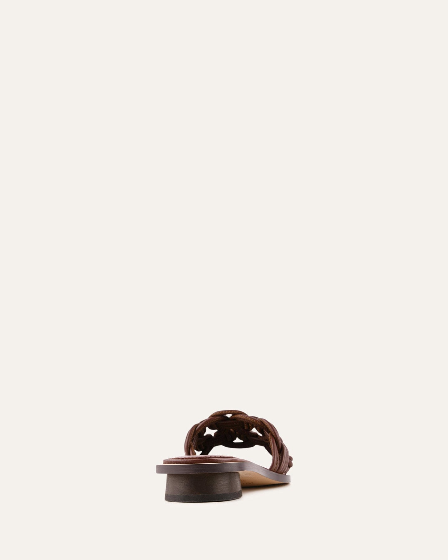 CORTA FLAT SANDALS PECAN LEATHER