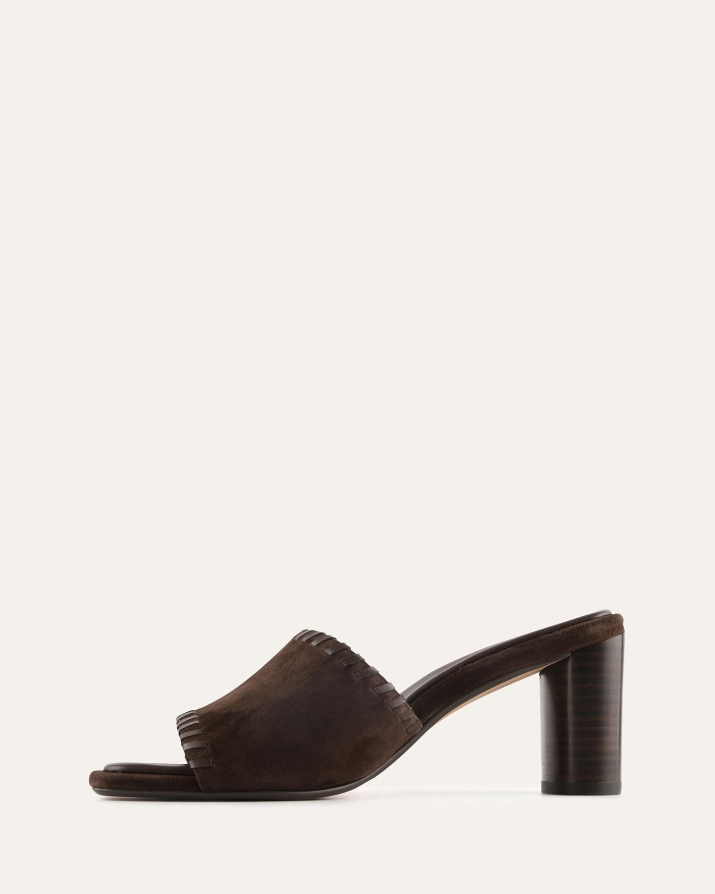 ELSA MID SANDALS CHOCOLATE SUEDE