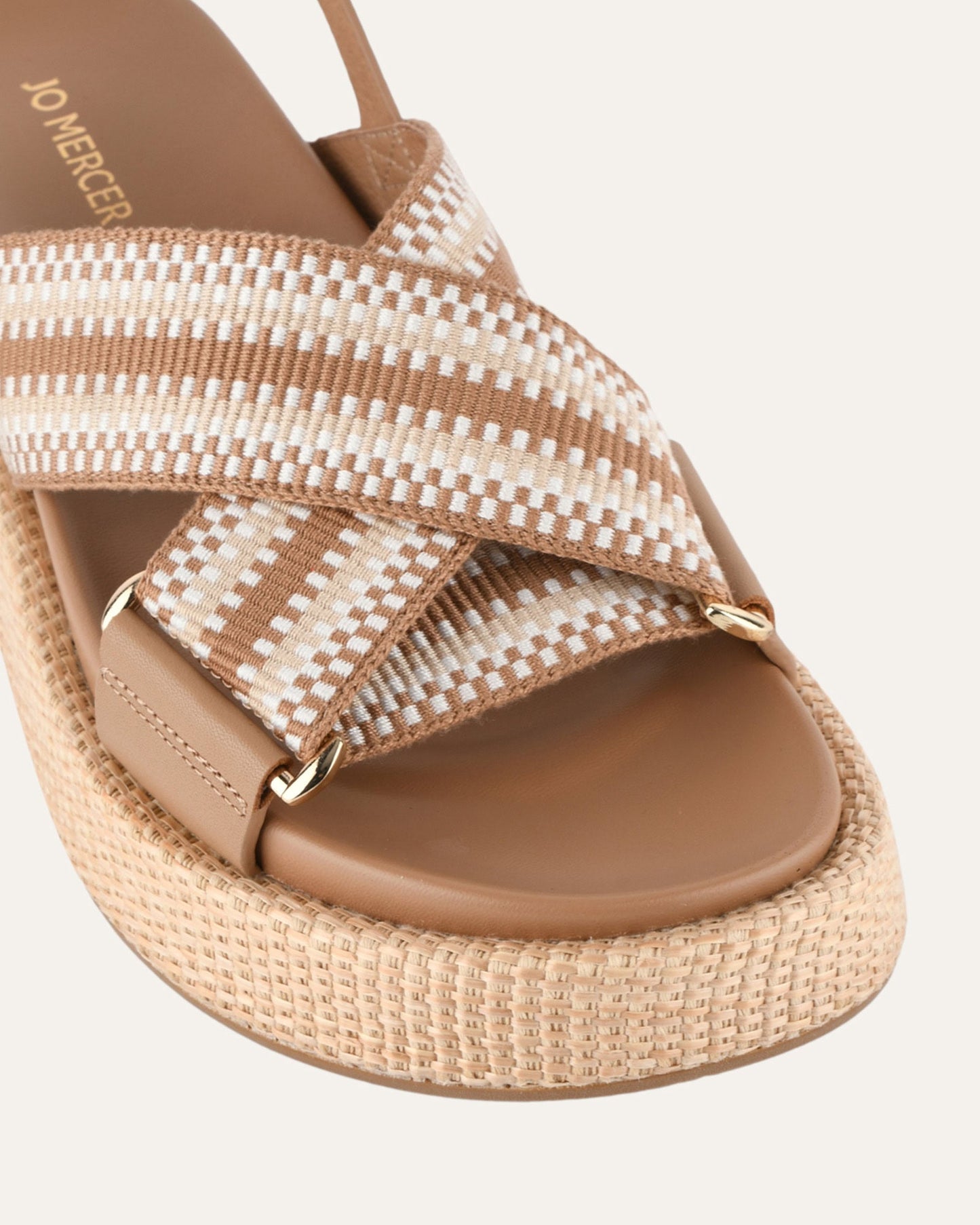 MARLEY FLAT SANDALS TAN MULTI