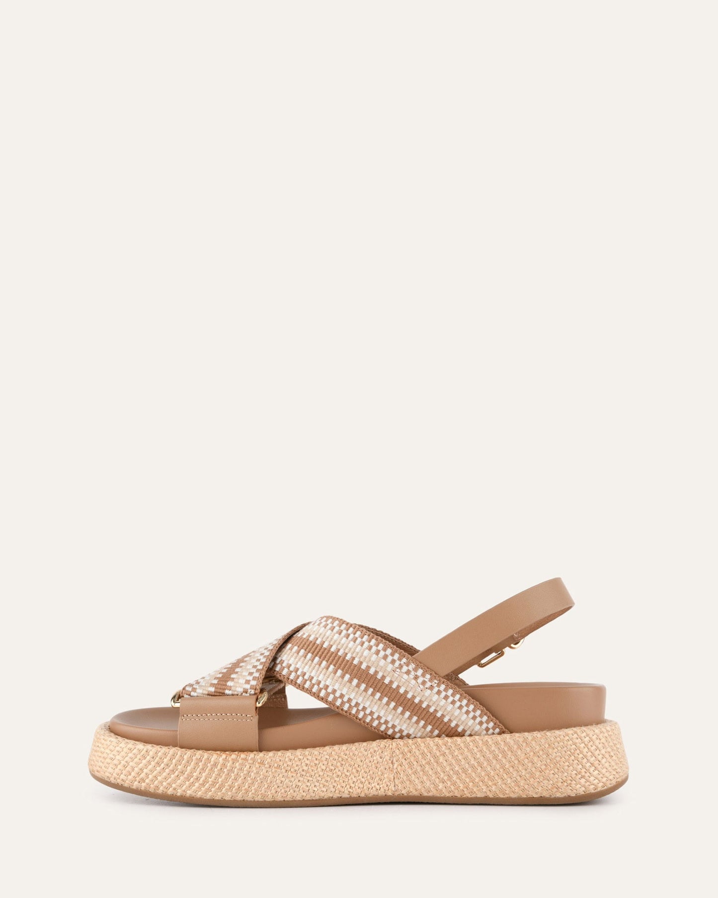 MARLEY FLAT SANDALS TAN MULTI