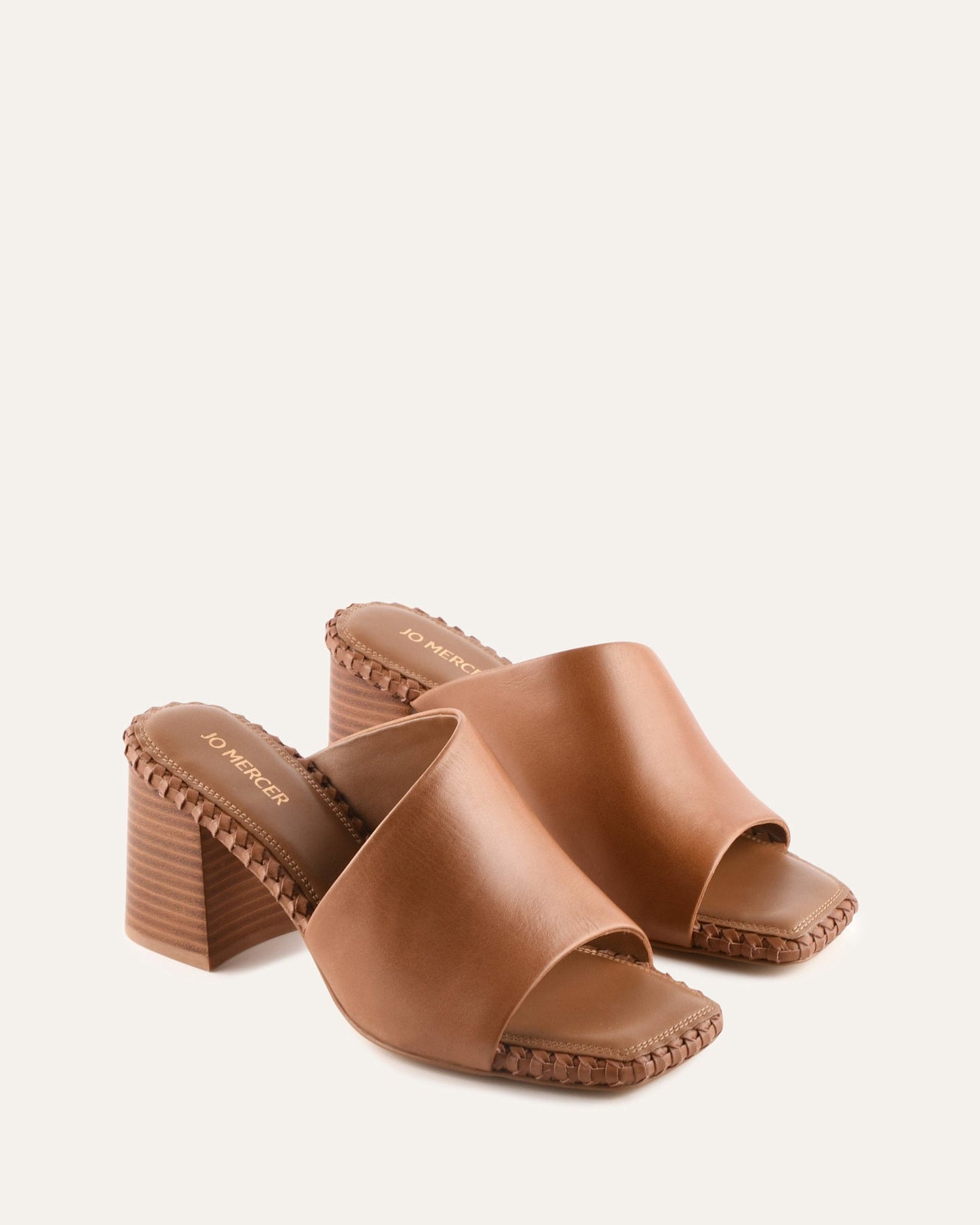 SIENNA MID HEEL SANDALS TUSCAN TAN LEATHER