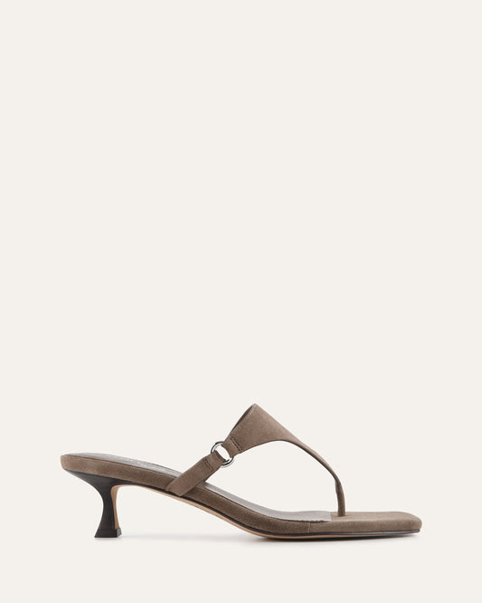 TOKEN LOW HEEL SANDALS ASH SUEDE