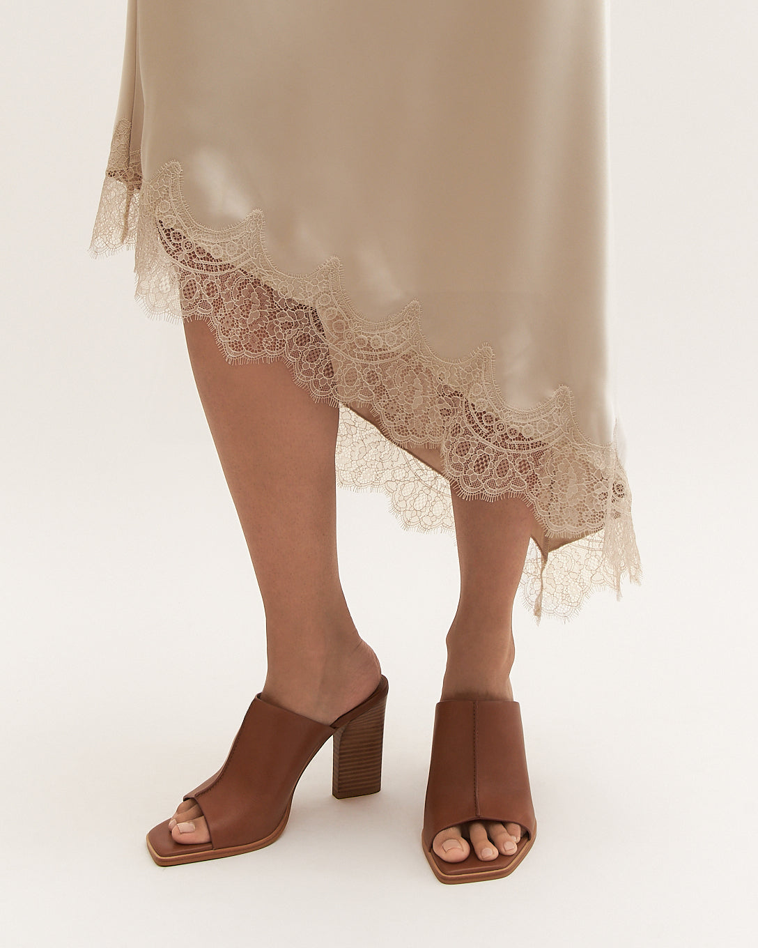 ZULU HIGH HEEL SANDALS TUSCAN TAN LEATHER