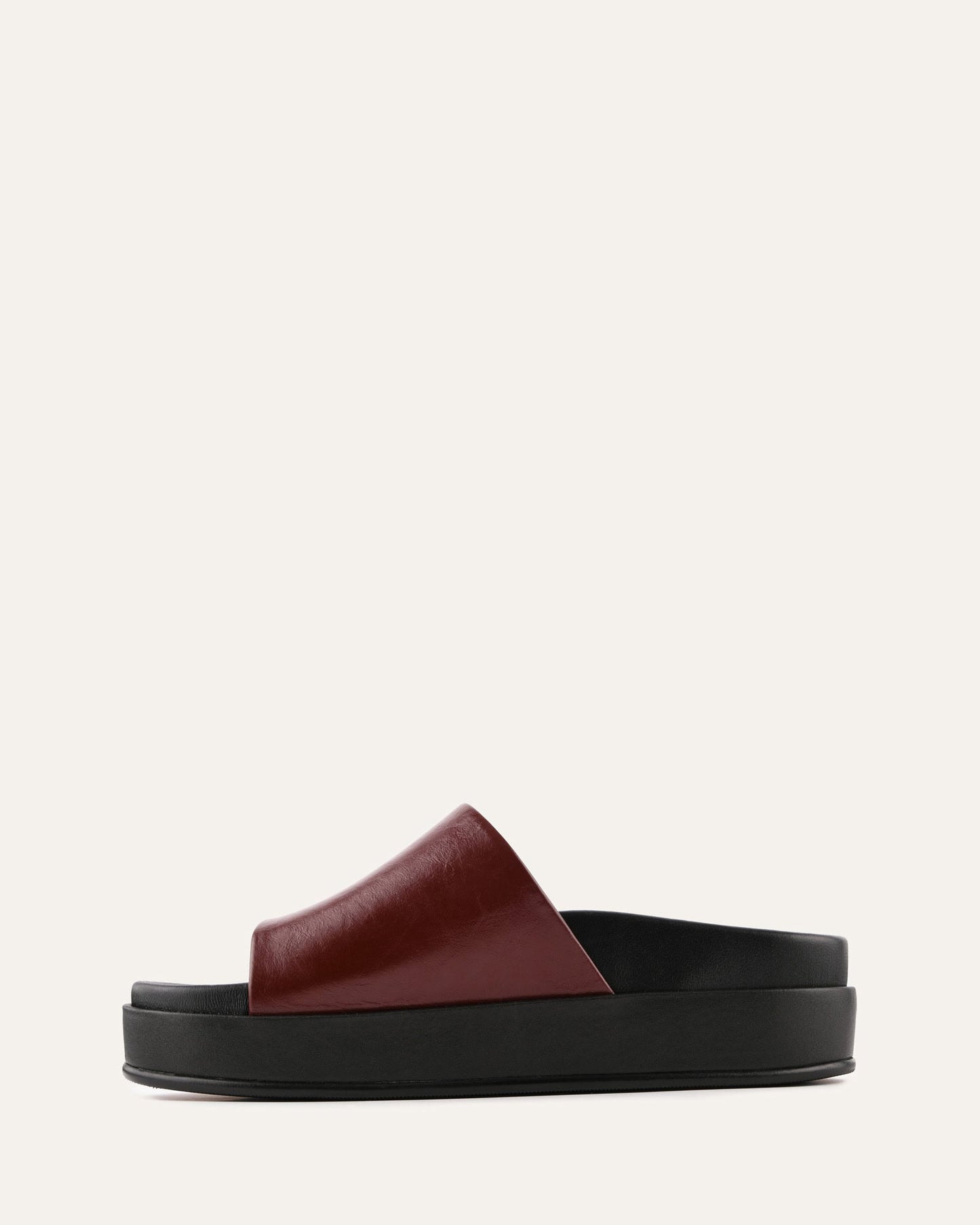 WESLEY FLAT SANDALS MULBERRY LEATHER