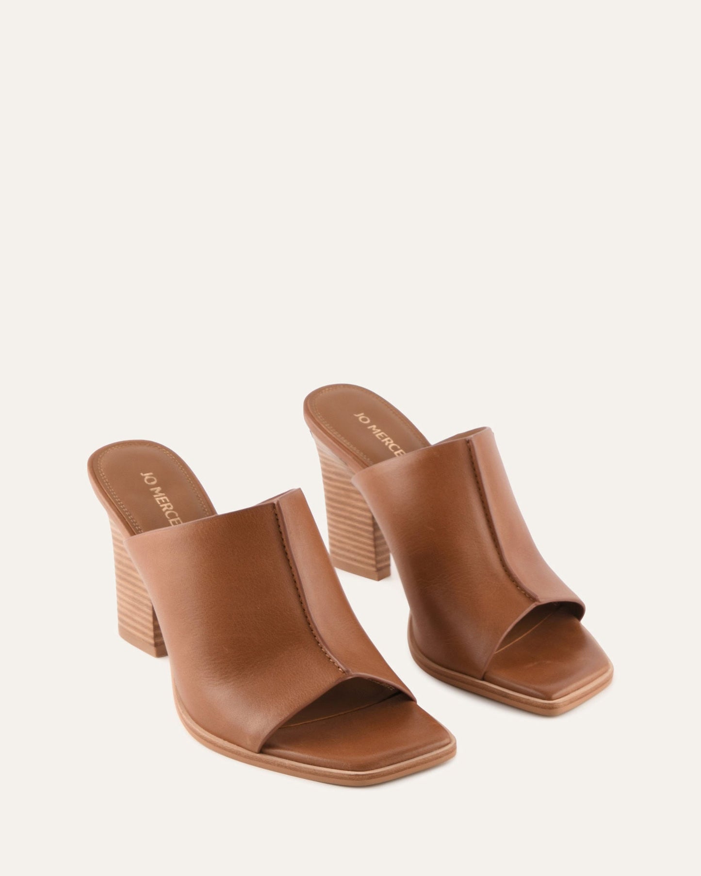 ZULU HIGH HEEL SANDALS TUSCAN TAN LEATHER