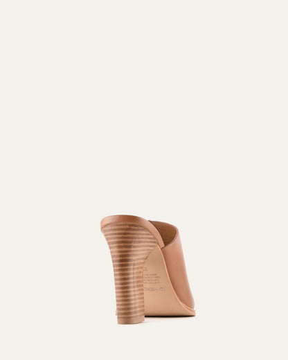 ZULU HIGH HEEL SANDALS TUSCAN TAN LEATHER