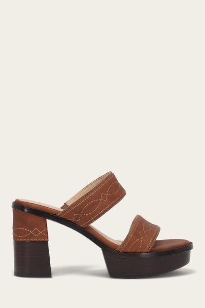 Pipa Woodstock 2 Band Platform Sandal - Pre-Loved