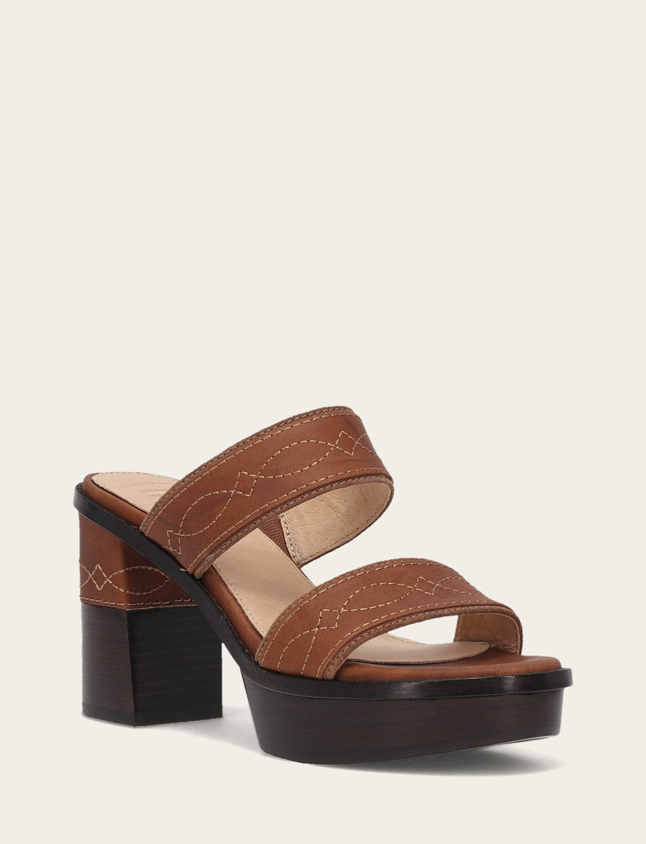 Pipa Woodstock 2 Band Platform Sandal - Frye Found